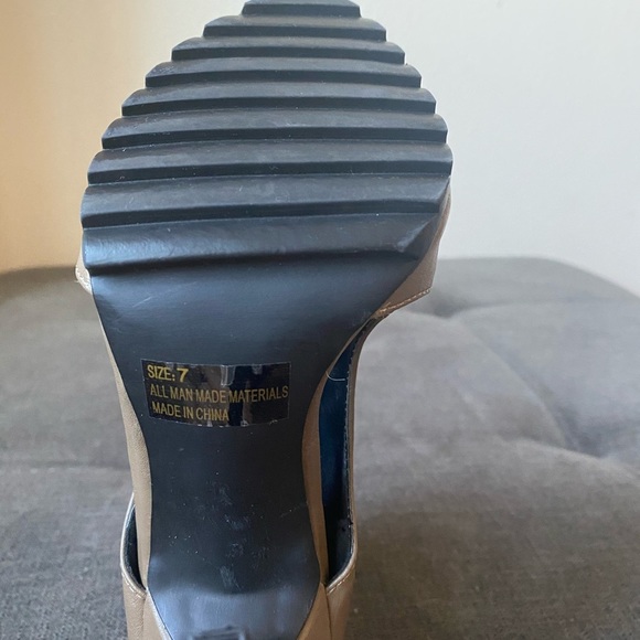 Peep Toe Stiletto Booties - Picture 5 of 7